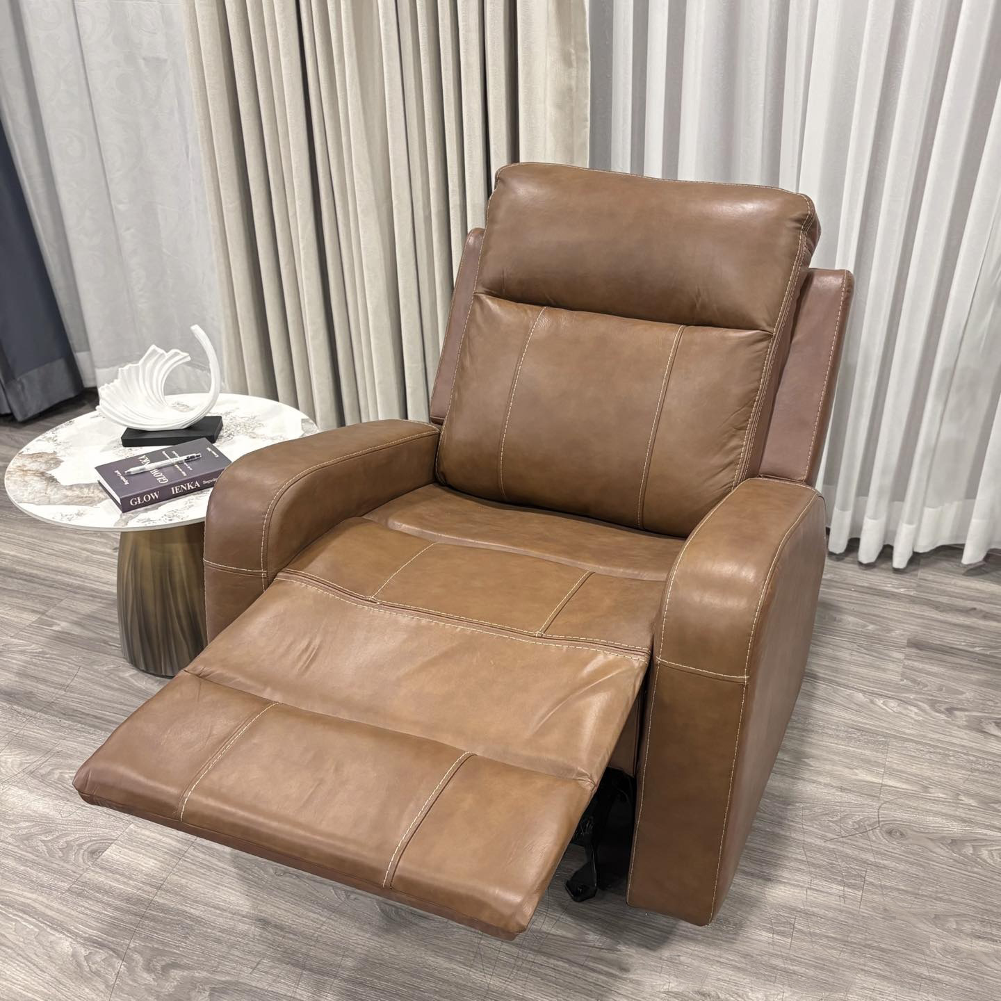 SOFA THƯ GIÃN BỌC DA BÒ&nbsp; TG02