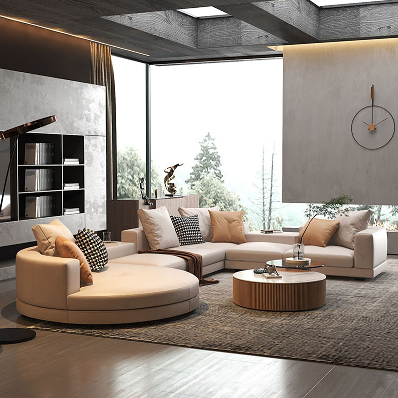 SOFA PHÒNG KHÁCH DÁNG CHỮ U KIỂU Ý ERICA – NS35