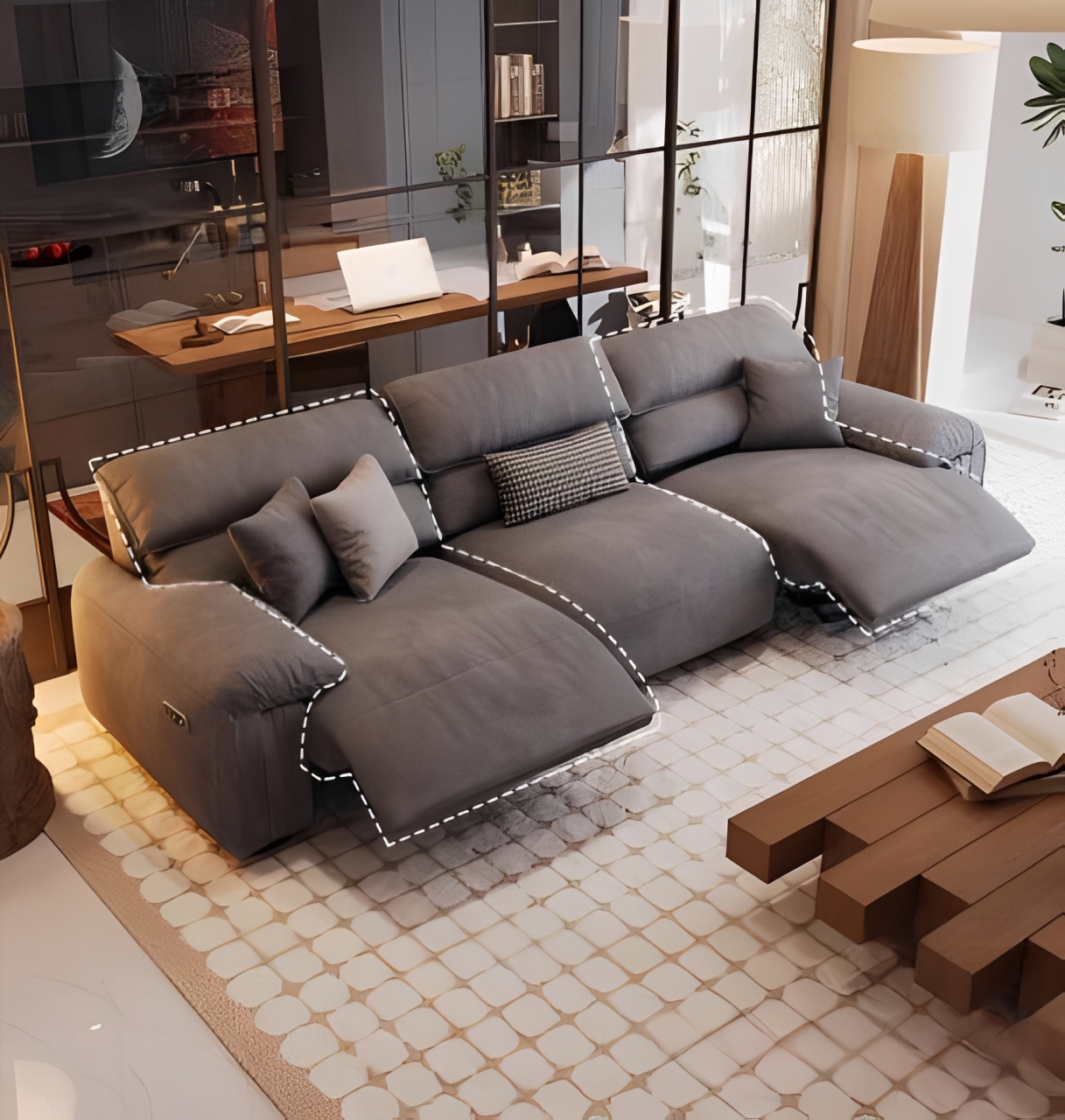 SOFA CHỈNH ĐIỆN ODCD25 – KHƠI NGUỒN CẢM HỨNG NGHỈ NGƠI CHUẨN CHÂU ÂU