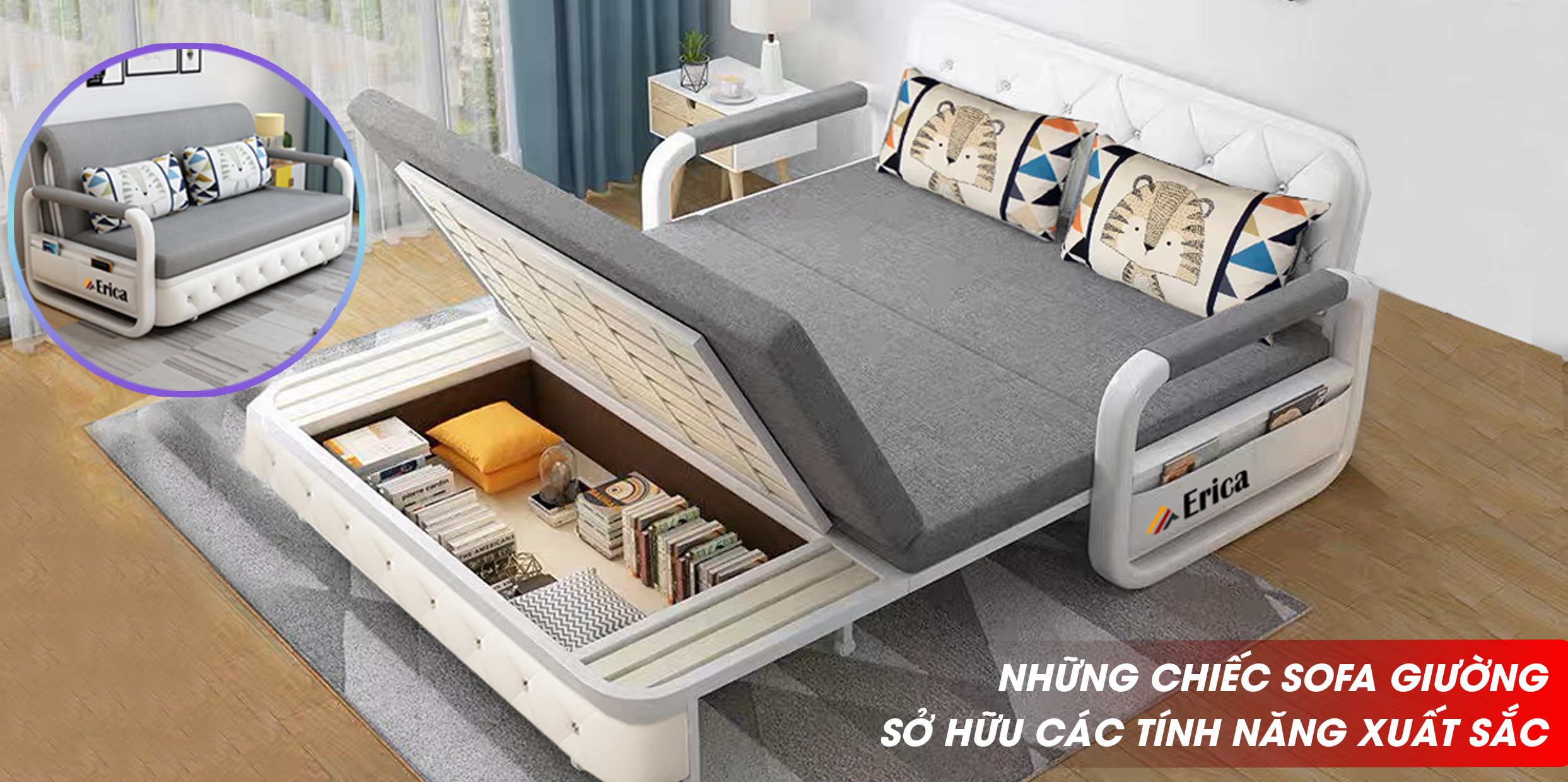 NHỮNG CHIẾC SOFA GIƯỜNG ĐÁNG MUA SỞ HỮU CÁC TÍNH NĂNG XUẤT SẮC