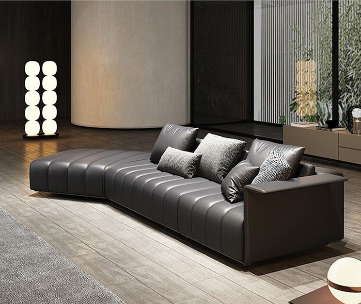 SOFA PHÒNG KHÁCH DÁNG CONG HIỆN ĐẠI&nbsp;KIỂU BẮC ÂU ERICA – PK43