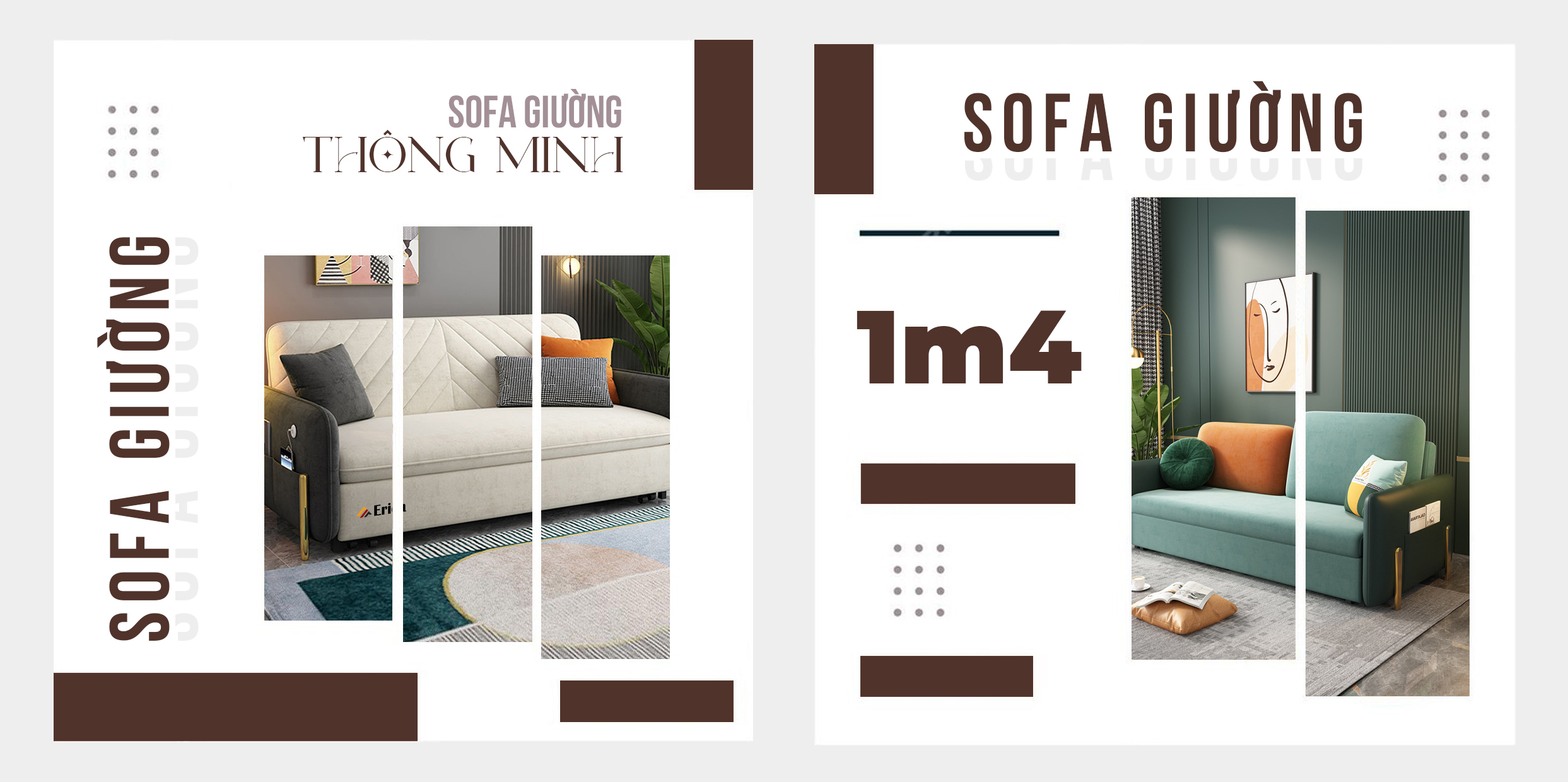 SOFA GIƯỜNG 1M4 | TỔNG HỢP 10+ MẪU ĐẸP NHẤT CỦA NHÀ ERICA