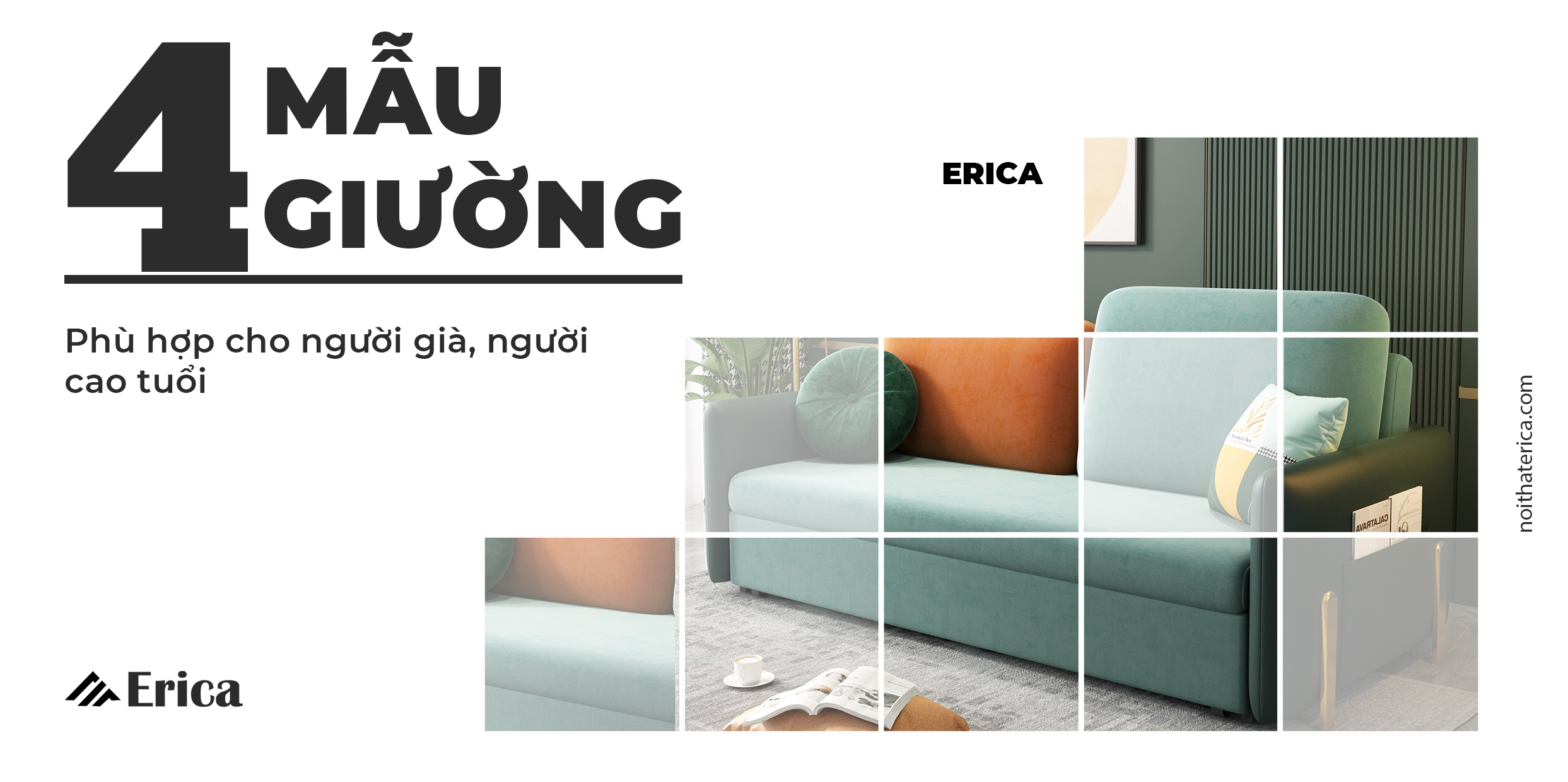 🖖 4 MẪU GIƯỜNG XẾP SOFA PHÙ HỢP CHO 👴 👵 NGƯỜI GIÀ, NGƯỜI CAO TUỔI