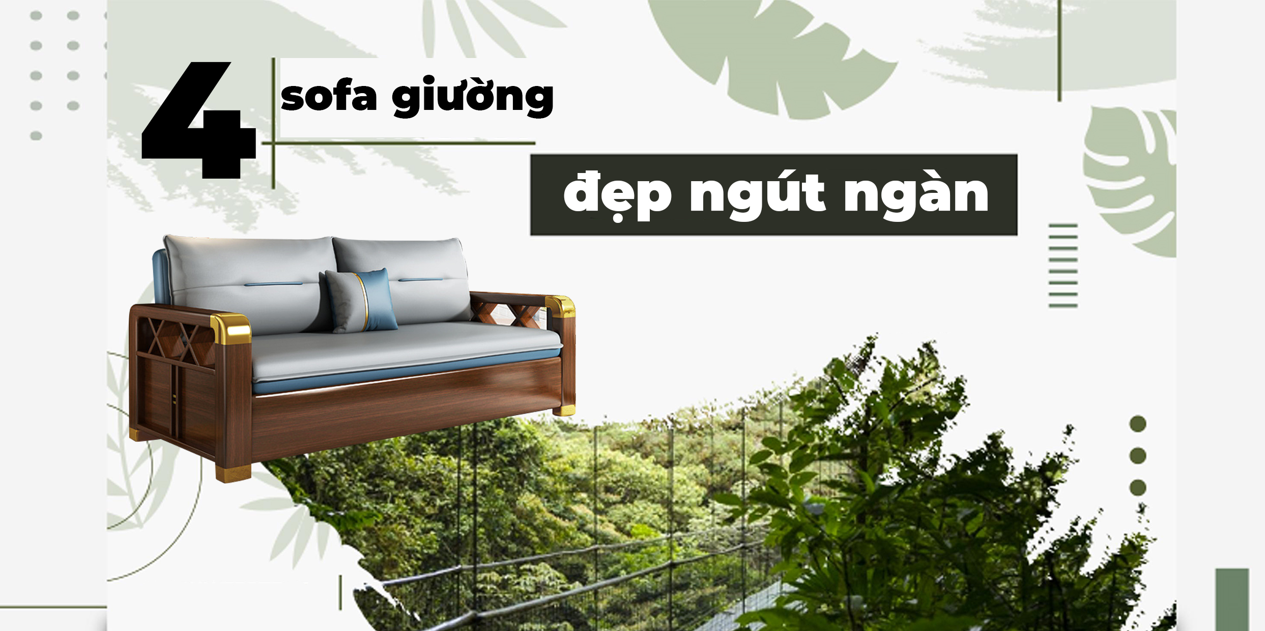 🗣 [ĐIỂM DANH] 4 CHIẾC GHẾ SOFA GIƯỜNG GỖ ĐẸP NGÚT NGÀN ĐỐN GỤC MỌI ÁNH NHÌN 🌼