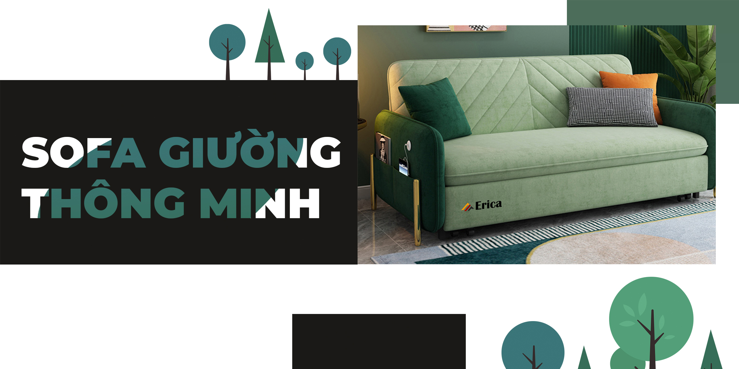 🏡 CÙNG SOFA GIUONG THONG MINH KIẾN TẠO KHÔNG GIAN SỐNG XANH ĐẲNG CẤP 🎍