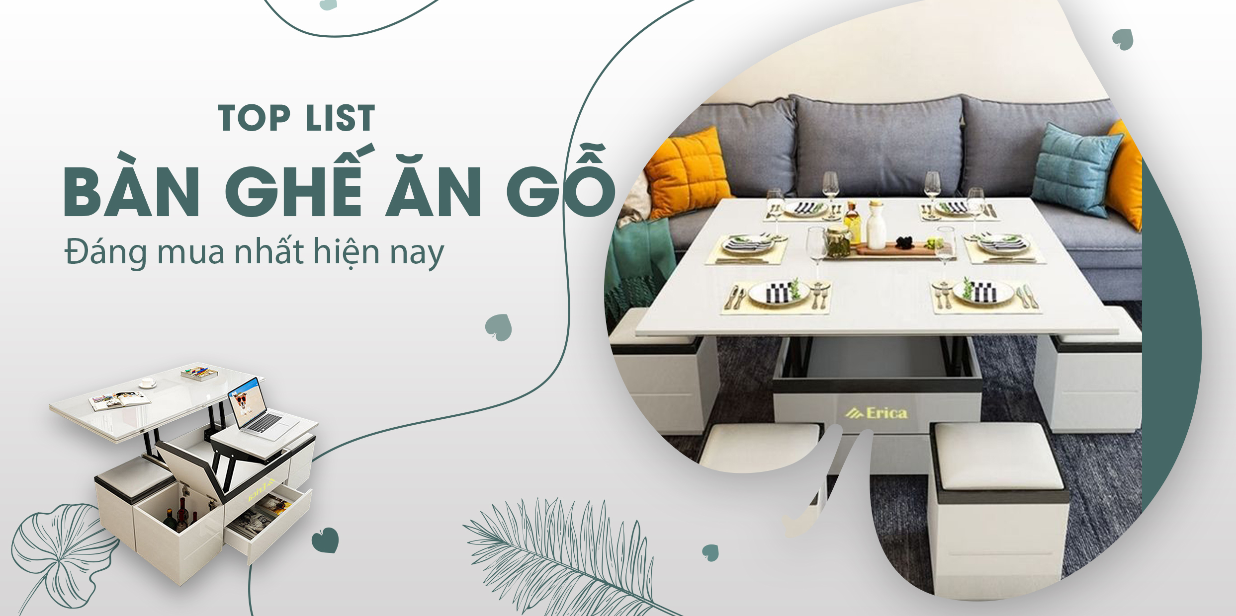 TOP LIST | NHỮNG BỘ BÀN GHẾ ĂN GỖ CÔNG NGHIỆP CÓ CHẤT LƯỢNG TUYỆT VỜI ĐÁNG MUA NHẤT HIỆN NAY