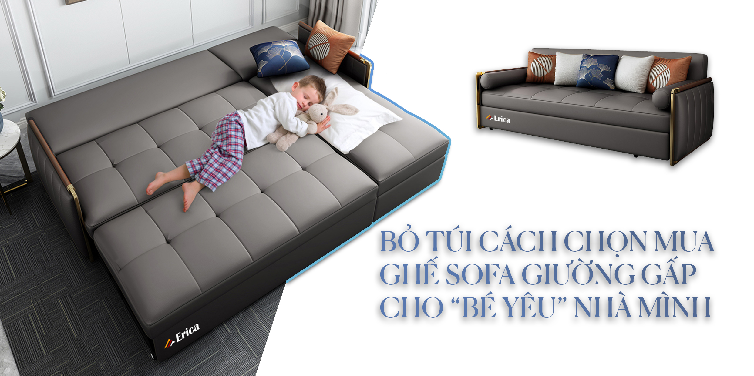 [BỎ TÚI] CÁCH CHỌN MUA GHẾ SOFA GIƯỜNG GẤP CHO “BÉ YÊU” NHÀ MÌNH