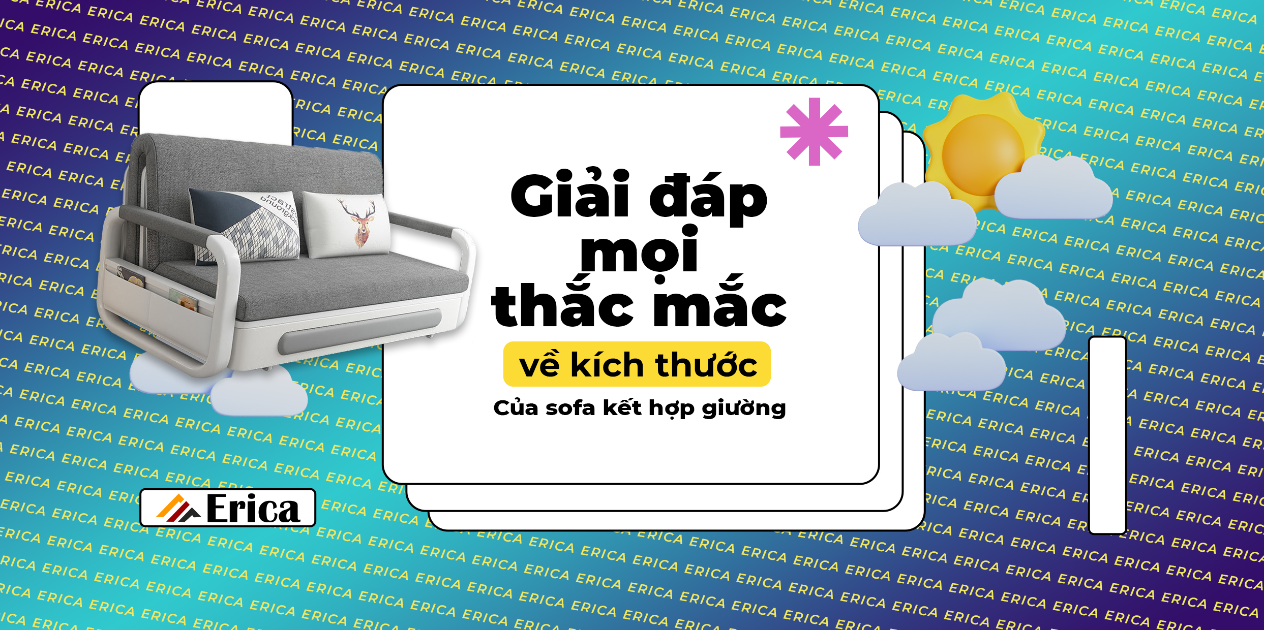 GIẢI ĐÁP MỌI THẮC MẮC VỀ KÍCH THƯỚC CỦA SOFA KẾT HỢP GIƯỜNG