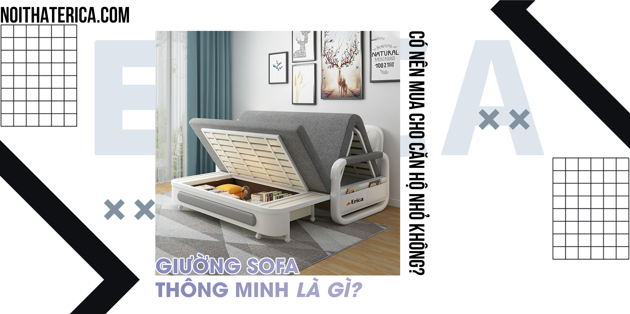 GIƯỜNG SOFA THÔNG MINH LÀ GÌ? CÓ NÊN MUA CHO CĂN HỘ NHỎ KHÔNG?
