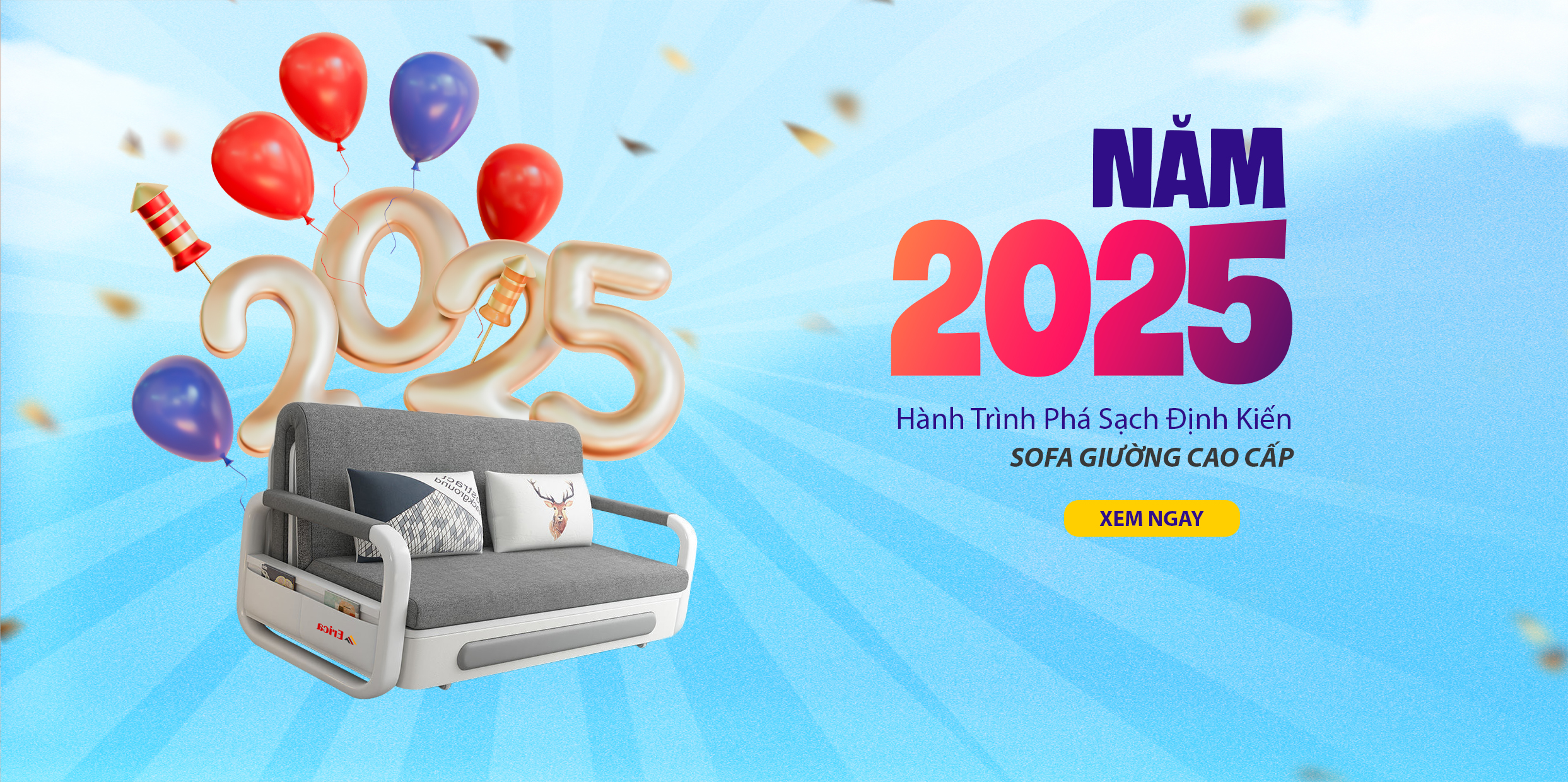 NĂM 2025: HÀNH TRÌNH PHÁ SẠCH ĐỊNH KIẾN VỀ SOFA GIƯỜNG CAO CẤP