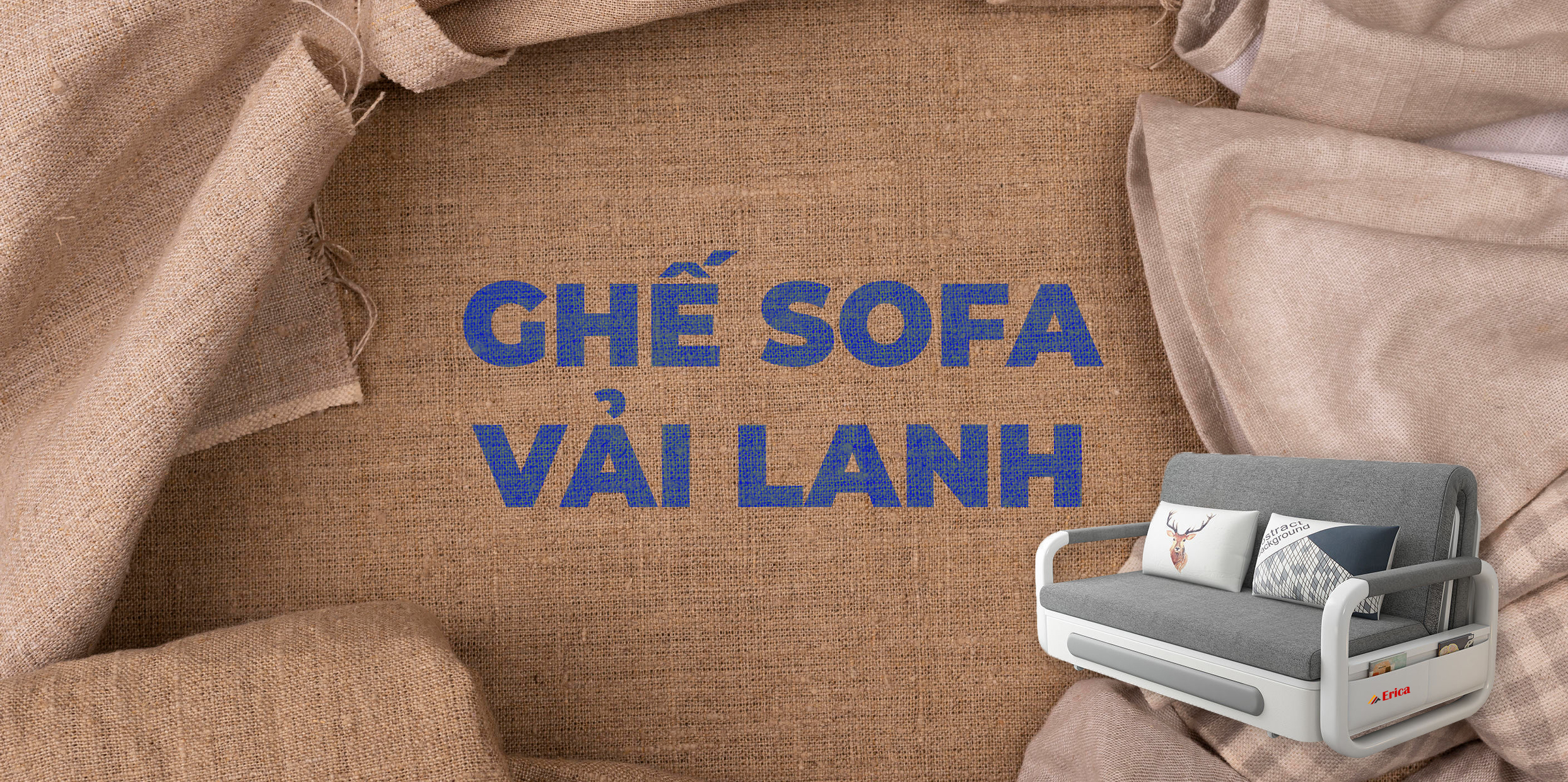 GHẾ SOFA NẰM 🌾 CHẤT LIỆU VẢI LANH & MỌI THỨ LIÊN QUAN ĐẾN LOẠI CHẤT LIỆU NÀY