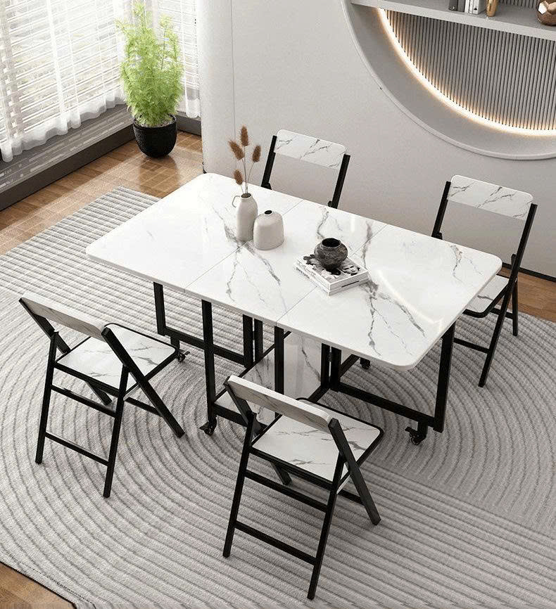 BỘ BÀN 4 GHÉ ĂN VUÔNG GẤP GỌN THÔNG MINH